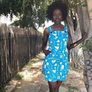 Nooworks Overall Dress | Good Twin Co. Geometric